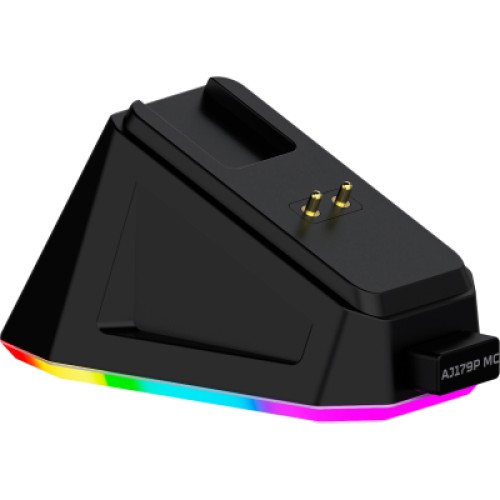 Мышка Ajazz AJ179P MC Charging Dock Wireless/Bluetooth/USB Black (AJ179P-MC-B)