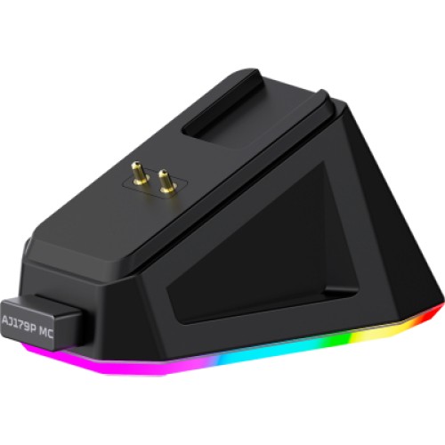 Мышка Ajazz AJ179P MC Charging Dock Wireless/Bluetooth/USB Black (AJ179P-MC-B)