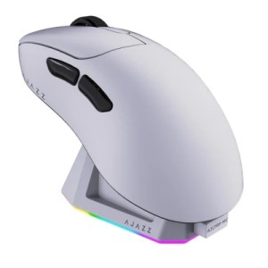 Мышка Ajazz AJ179P MC Charging Dock Wireless/Bluetooth/USB White (AJ179P-MC-W)
