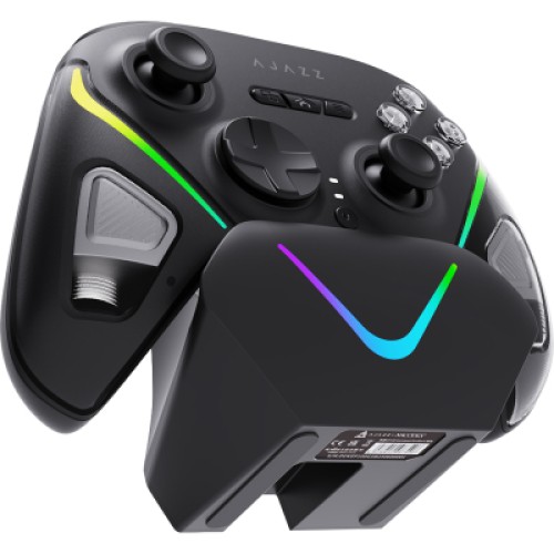 Геймпад Ajazz GP100S 2.4G/BT/USB Switch/PC/iOS/Android RGB Black (GP100S-B)