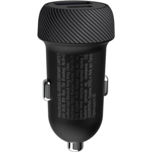 Зарядное устройство ColorWay USB-C PD35W + USB QC3.0 car adapter (CW-CHA064PD-BK)