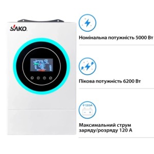 Солнечный инвертор Sako Sunon V 6.2kW