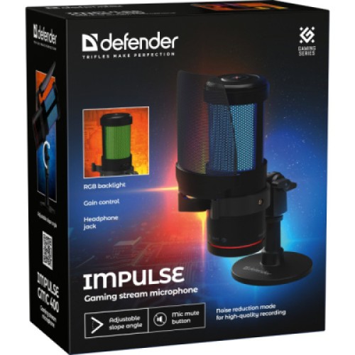 Микрофон Defender Impulse GMC 400 USB Black (64240)