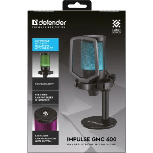 Микрофон Defender Impulse GMC 600 USB Black (64660)