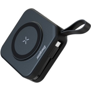 Батарея універсальна Energizer Magnetic Wireless 10000mAh 20W PD, AC зарядка, QI/15W, built-in USB-C (QM10001AC)