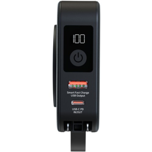 Батарея универсальная Energizer Magnetic Wireless 10000mAh 20W PD, AC зарядка, QI/15W, built-in USB-C (QM10001AC)