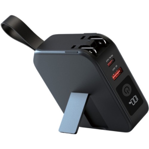 Батарея универсальная Energizer Magnetic Wireless 10000mAh 20W PD, AC зарядка, QI/15W, built-in USB-C (QM10001AC)