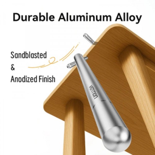 Стилус VENTION 2-in-1 Stylus Pen Gray Aluminum Alloy Type (KQMH0)