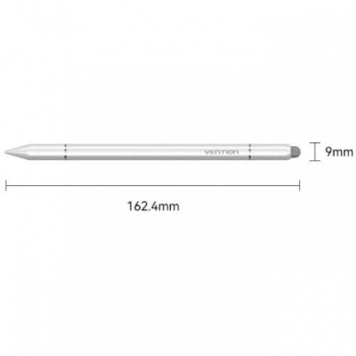 Стилус VENTION 3-in-1 Magnetic Stylus Pen White Aluminum Alloy Type (KQLW0)