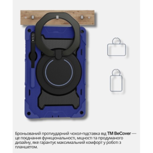 Чехол для планшета BeCover Stand Samsung Galaxy Tab S10 FE Plus (SM-X620/SM-X626) 13.1" Blue (714565)