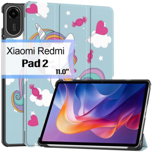Чехол для планшета BeCover Smart Case Xiaomi Redmi Pad 2 11.0" Unicorn (714626)