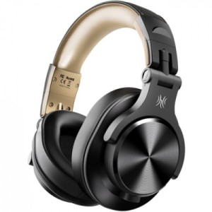 Наушники OneOdio Fusion A70 Bluetooth+3,5мм/6,35мм Black/Gold (A70 Black Gold)