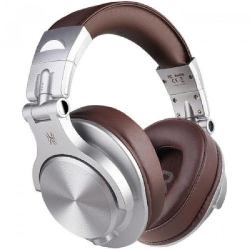 Наушники OneOdio Fusion A70 Bluetooth+3,5мм/6,35мм Silver/Brown (A70 Silver Brown)
