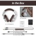 Наушники OneOdio Fusion A70 Bluetooth+3,5мм/6,35мм Silver/Brown (A70 Silver Brown)
