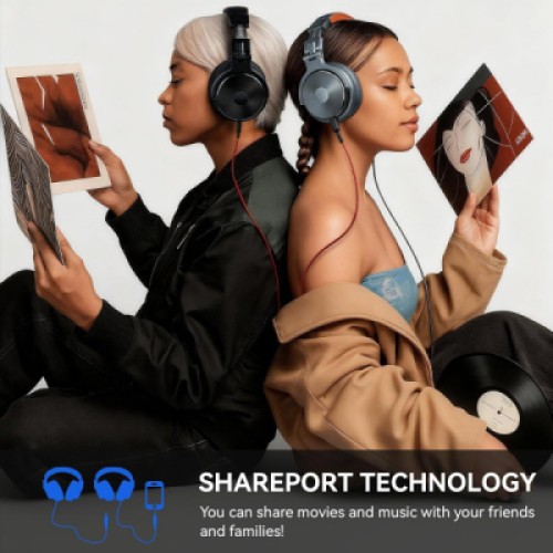 Наушники OneOdio Pro 50 3,5мм/6,35мм Black (Pro 50 Black)