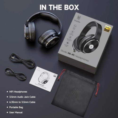 Наушники OneOdio Studio Hifi 3,5мм/6,35мм Black (Studio Hifi Black)