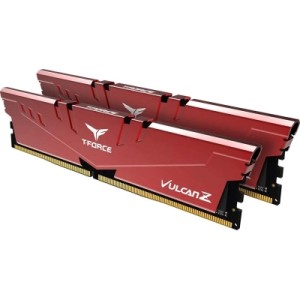 Модуль пам'яті для комп'ютера DDR4 16GB (2x8GB) 2666 MHz T-Force Vulcan Z Red Team (TLZRD416G2666C18H01)