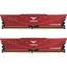 Модуль памяти для компьютера DDR4 16GB (2x8GB) 2666 MHz T-Force Vulcan Z Red Team (TLZRD416G2666C18H01)
