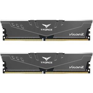 Модуль пам'яті для комп'ютера DDR4 16GB (2x8GB) 3000 MHz T-Force Vulcan Z Gray Team (TLZGD416G3000HC16CDC01)