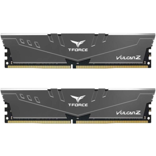 Модуль памяти для компьютера DDR4 16GB (2x8GB) 3000 MHz T-Force Vulcan Z Gray Team (TLZGD416G3000HC16CDC01)