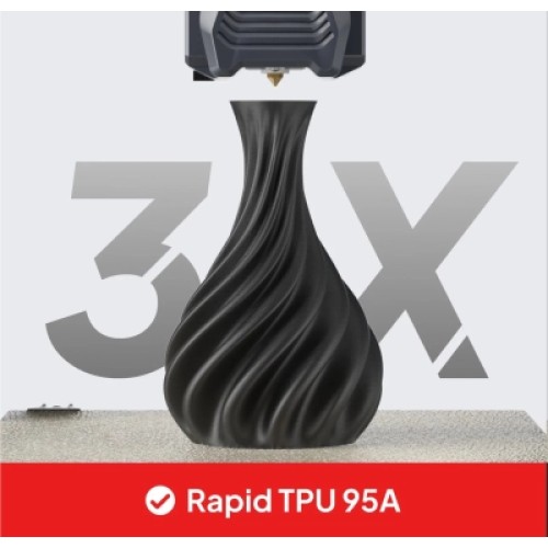 Пластик для 3D-принтера ELEGOO TPU 95A Rapid 1кг, 1.75мм, black (50.203.0631)