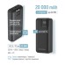 Батарея универсальная ColorWay 20 000 mAh Optimal Power PD/22.5W, QC/3.0, Black (CW-PB200LPB5BK-PDD)