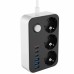 Сетевой фильтр питания ColorWay CW-CHE36PDB, 3 розетки/ 3USB + 3TYPE-C 2M (CW-CHE36PDB)