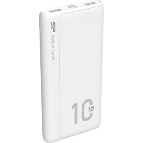 Батарея универсальная Silicon Power 10000mAh QP15 White (SP10KMAPBKQP150W)