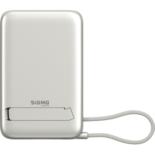 Батарея универсальная Sigma X-power SI10A8QL-MAG silver 10000mAh, Magnetic wireless 15W, charge iWatch, PD+QC, 22,5W max (4827798161012) Батарея универсальная Sigma X-power SI10A8QL-MAG silver 10000mAh, Magnetic wireless 15W, charge iWatch, PD+QC, 22,5W max (4827798161012)