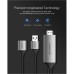 Кабель мультимедийный USB to HDMI 1.5m gray Ugreen (50291)