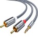 Кабель мультимедийный 3.5mm M to 2xRCA M 3.0m Essager (EYPZJ-MYC0G) Кабель мультимедийный 3.5mm M to 2xRCA M 3.0m Essager (EYPZJ-MYC0G)