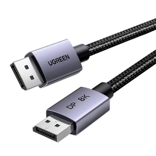 Кабель мультимедийный DisplayPort M to DisplayPort M 3.0m V1.4 8K60Hz black Ugreen (25906)