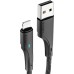 Дата кабель USB 2.0 AM to Micro 5P 1.0m 3A black Essager (EXCM-LS01) Дата кабель USB 2.0 AM to Micro 5P 1.0m 3A black Essager (EXCM-LS01)