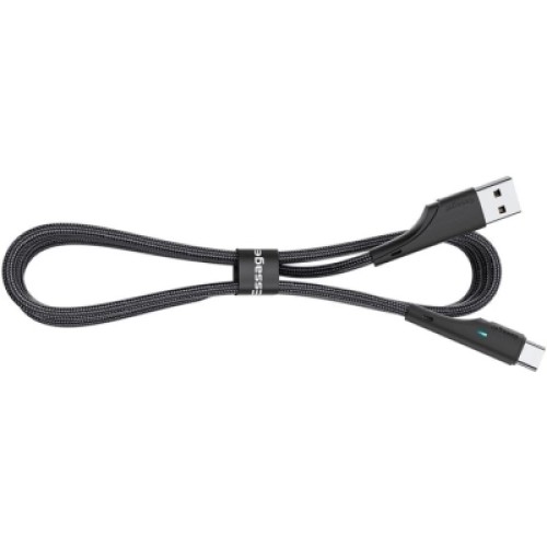 Дата кабель USB 2.0 AM to USB-C 1.0m 3A black Essager (EXCT-LS01) Дата кабель USB 2.0 AM to USB-C 1.0m 3A black Essager (EXCT-LS01)