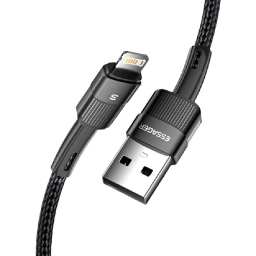 Дата кабель USB 2.0 AM to Lightning 1.0m 2.4A black Essager (EXCL-XC01) Дата кабель USB 2.0 AM to Lightning 1.0m 2.4A black Essager (EXCL-XC01)