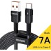 Дата кабель USB 2.0 AM to USB-C 0.5m 7A black Essager (EXCT-XCB01) Дата кабель USB 2.0 AM to USB-C 0.5m 7A black Essager (EXCT-XCB01)