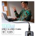 Дата кабель USB-C to USB-C 2.0m PD 100W L509 black Ugreen (35512)
