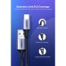 Дата кабель USB 2.0 AM to USB-C 0.25m 3A aluminum braid nickel plating black Ugreen (60124) Дата кабель USB 2.0 AM to USB-C 0.25m 3A aluminum braid nickel plating black Ugreen (60124)