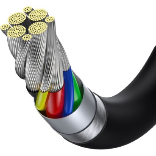 Дата кабель USB-C to USB-C 2.0m 100W black Baseus (CATYS-C01)