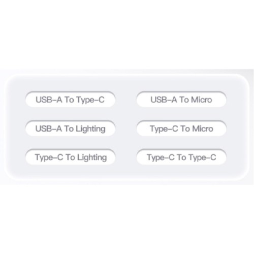 Дата кабель USB charging cable set Treasure box 0.28m Essager (ECJHZ-JH01-P)