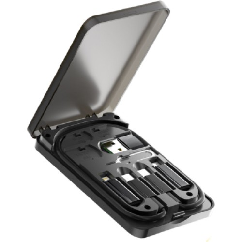 Дата кабель USB charging cable set Treasure box 0.28m Essager (ECJHZ-JH01-P)