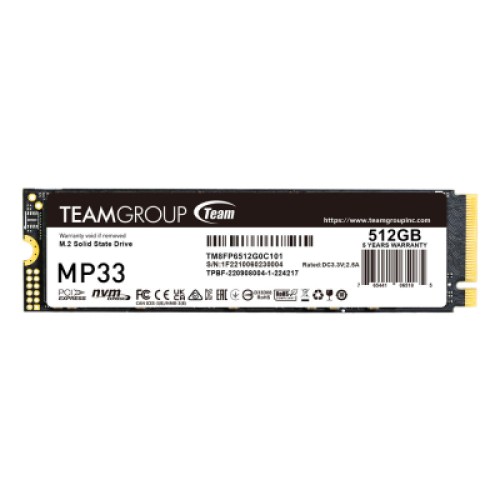 Накопитель SSD M.2 2280 512GB Team (TM8FP6512G0C101) Накопитель SSD M.2 2280 512GB Team (TM8FP6512G0C101)