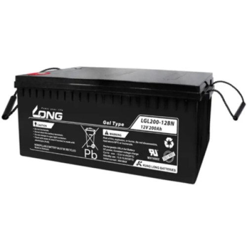 Батарея к ИБП Long 12V 200Ah GEL (LGL200-12BN) Батарея к ИБП Long 12V 200Ah GEL (LGL200-12BN)