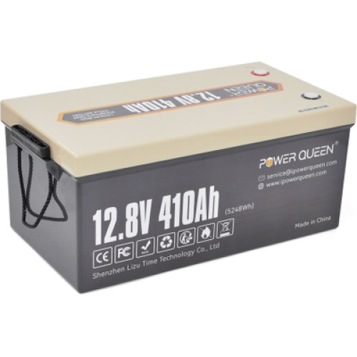Батарея LiFePo4 Power Queen 12.8V 410Ah BMS 250A (P12V410-250-BASIC-16-A250) Батарея LiFePo4 Power Queen 12.8V 410Ah BMS 250A (P12V410-250-BASIC-16-A250)