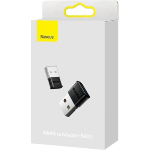 Bluetooth-адаптер Baseus USB 3.0 Bluetooth 5.0 BA04 Black (ZJBA000001) Bluetooth-адаптер Baseus USB 3.0 Bluetooth 5.0 BA04 Black (ZJBA000001)