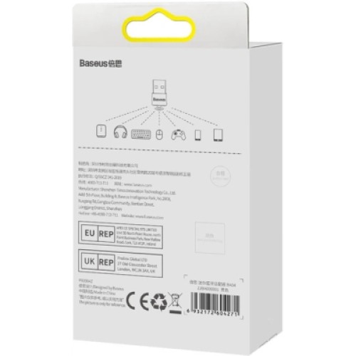 Bluetooth-адаптер Baseus USB 3.0 Bluetooth 5.0 BA04 Black (ZJBA000001) Bluetooth-адаптер Baseus USB 3.0 Bluetooth 5.0 BA04 Black (ZJBA000001)