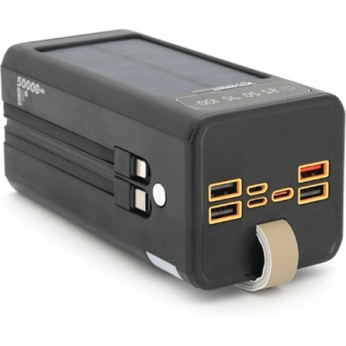 Батарея универсальная 7GO 50000mAh PD/22.5 Solar Black (GPW-01 / 45006) Батарея универсальная 7GO 50000mAh PD/22.5 Solar Black (GPW-01 / 45006)