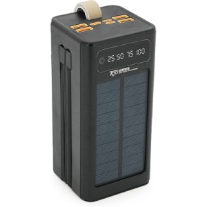 Батарея универсальная 7GO 50000mAh PD/22.5 Solar Black (GPW-01 / 45006)