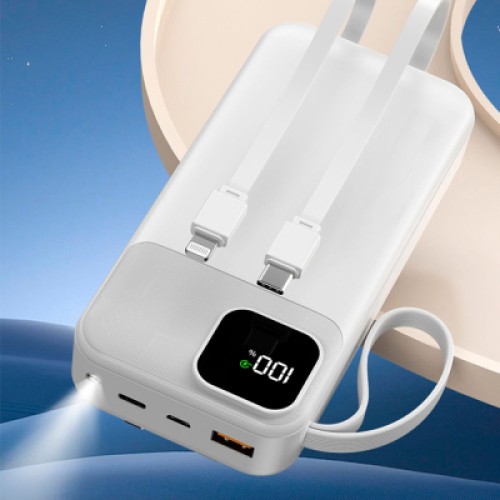 Батарея универсальная TheGeneral 20000mah Voltix, 22.5W Fast Charge PD White (40012819-08)