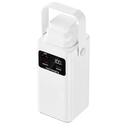 Батарея универсальная TheGeneral 20000mah Glim, 22.5W Fast Charge PD Lamp White (40012919-08)